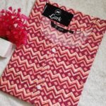 Branded premium cotton long kurti with pocket - L3
