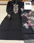 Heavy Muslin Kurti with Dupatta-002