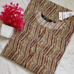 Branded premium cotton long kurti with pocket - XXL2