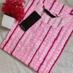 Branded premium cotton long kurti with pocket - XL1