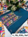 Heavy Muslin Kurti with Dupatta-003