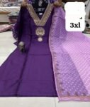 Heavy Muslin Kurti with Dupatta-005