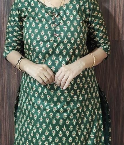 Cotton Mix - Office wear Long kurtis